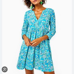 Lilly Pulitzer LORAN Swing Dress In Turquoise Oasis - Ladies Medium (NWT!)